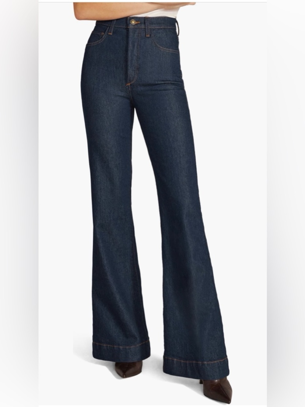 Favorite Daughter The Valentina High Waist Flare Jeans (Pepper)